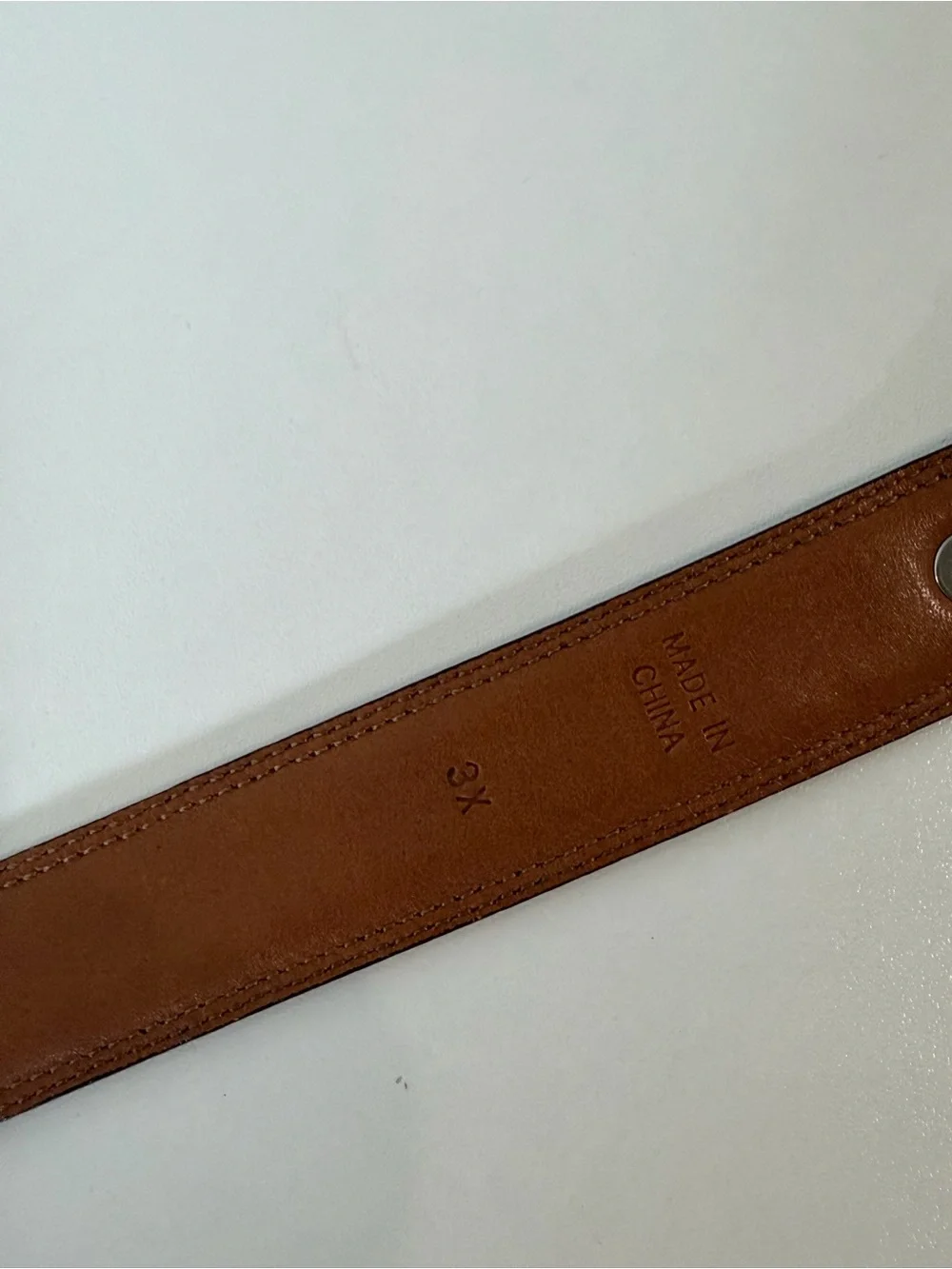 Ralph Lauren Women’s 3X Dark Brown Croc-Embossed Genuine Leather Belt Lux